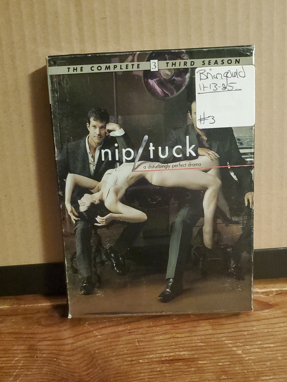 Nip/Tuck The Complete Third Season DVD - Black & White Cover